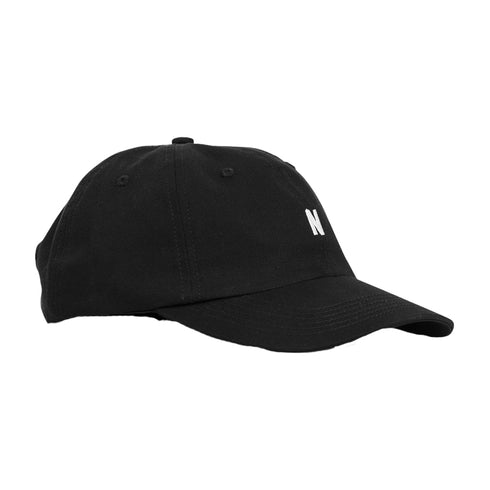 Norse Projects Twill Sports Cap Black 00019999 Degli Uberti